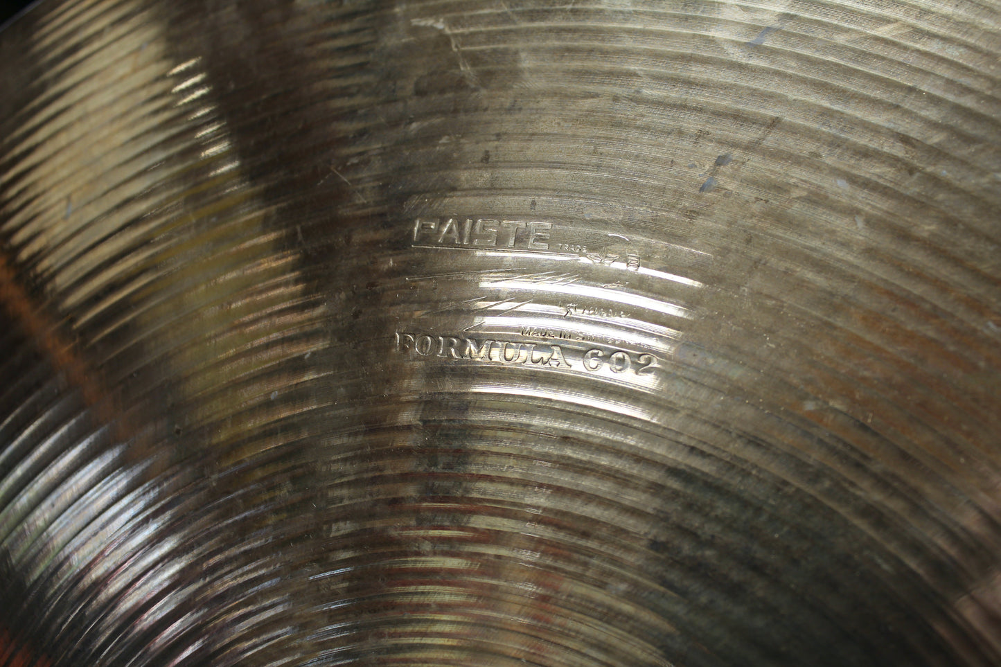 1960s Paiste 16" Solid Stamp Crash 1063g