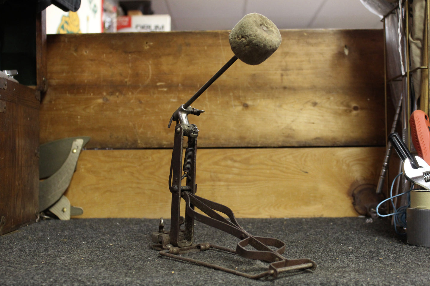1920s Walberg and Auge 20th Century Bass Drum Pedal