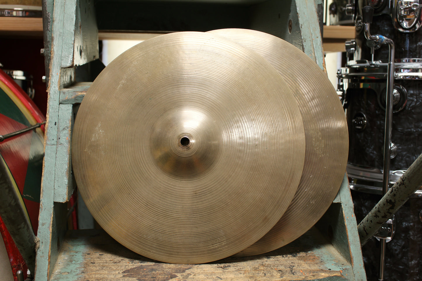 1970s A. Zildjian 14" Hi-Hats 1064/1231g