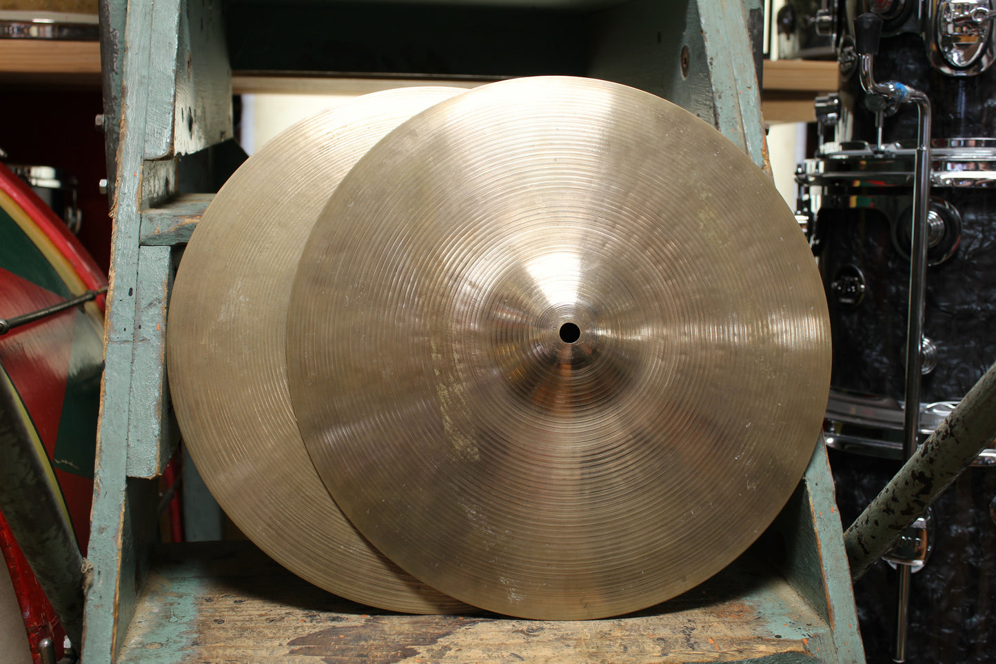 1970s A. Zildjian 14" Hi-Hats 1064/1231g