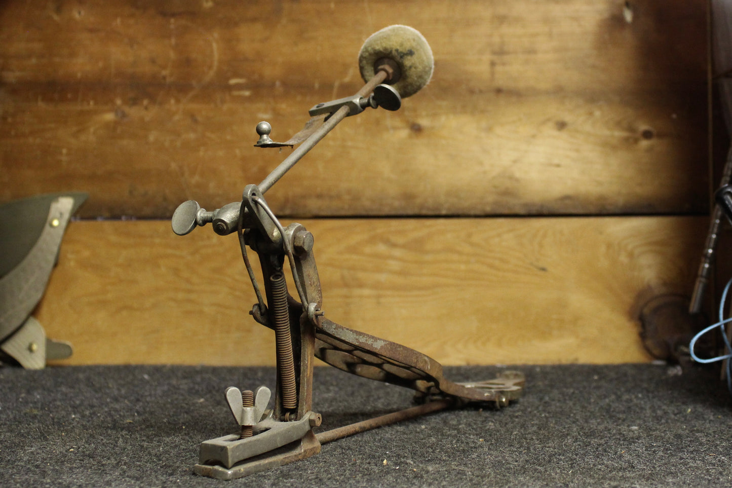 1900s Walberg and Auge Bass Drum Pedal