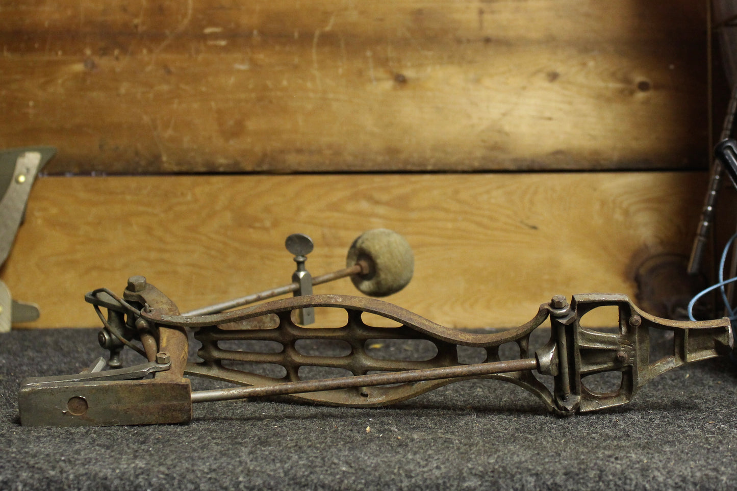 1900s Walberg and Auge Bass Drum Pedal