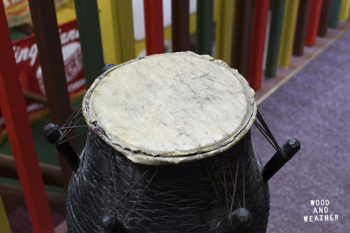 Used 8" Ewe African Drum