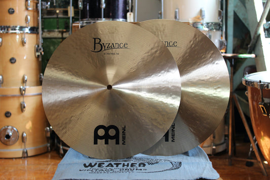 Meinl 14" Byzance Traditional Thin Hi-Hats 882/1248g