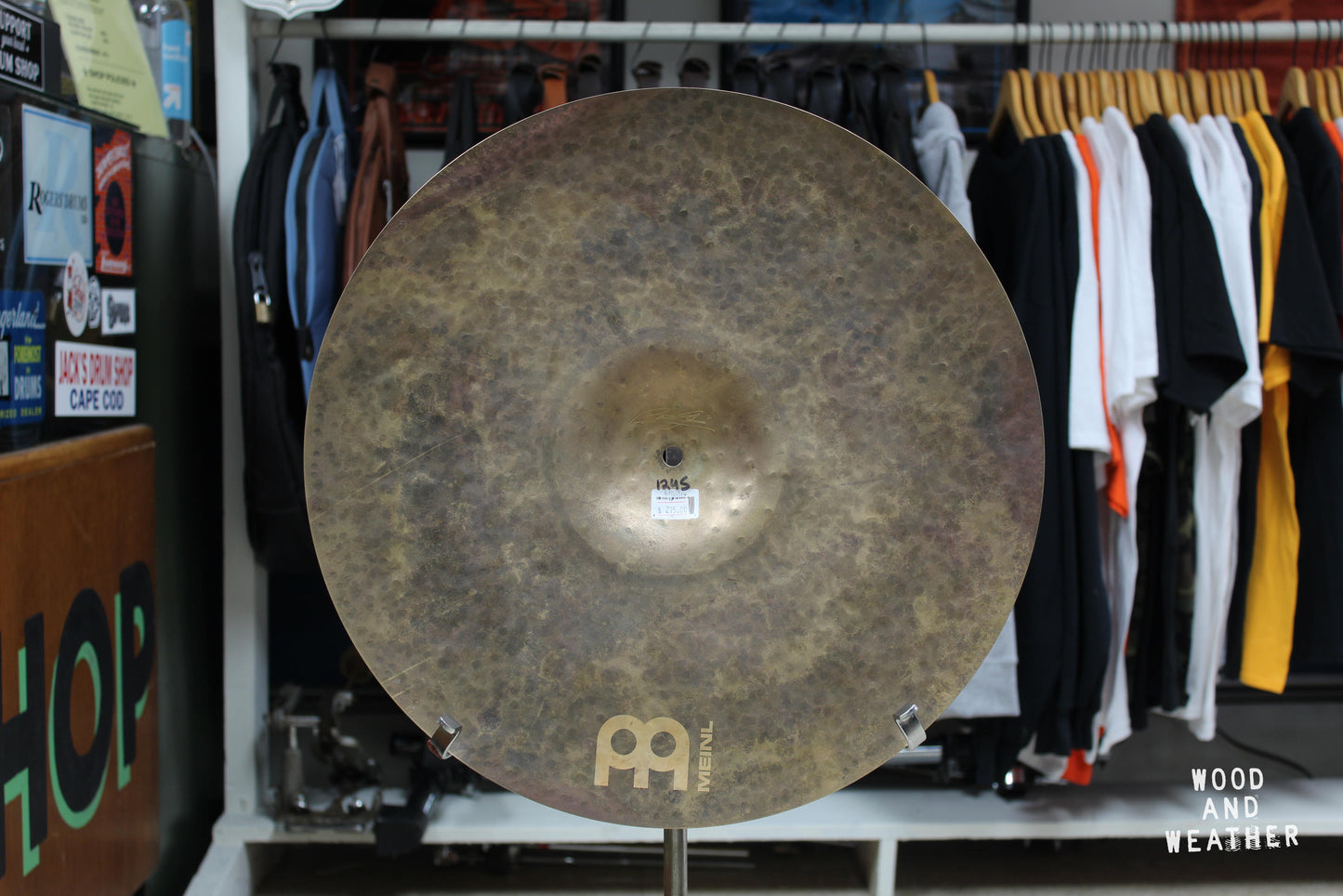 Used Meinl 18" Byzance Vintage Sand Thin Crash Cymbal 1245g