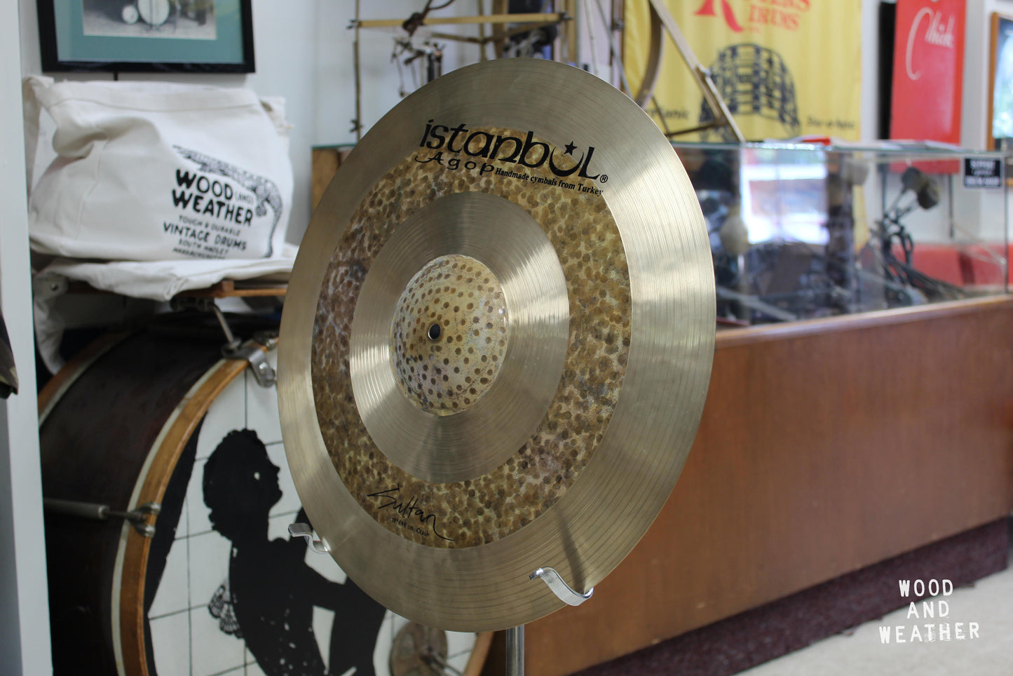 Used Istanbul Agop 19" Sultan Crash Cymbal 1616g