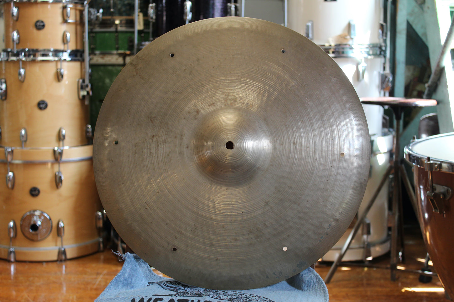 1950s A. Zildjian 18" Small Stamp Crash Ride 1450g
