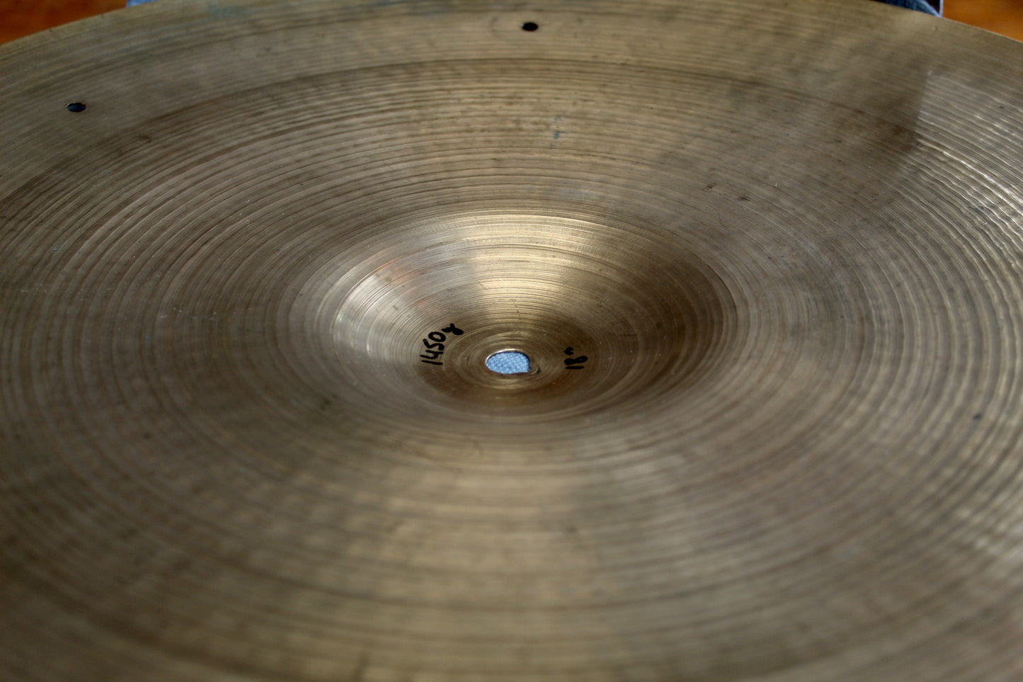 1950s A. Zildjian 18" Small Stamp Crash Ride 1450g