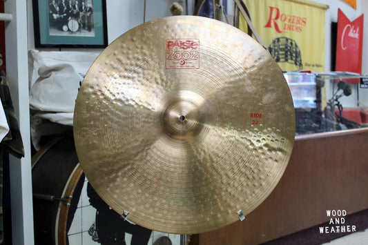 Used Paiste 22" 2002 Ride Cymbal 3220g