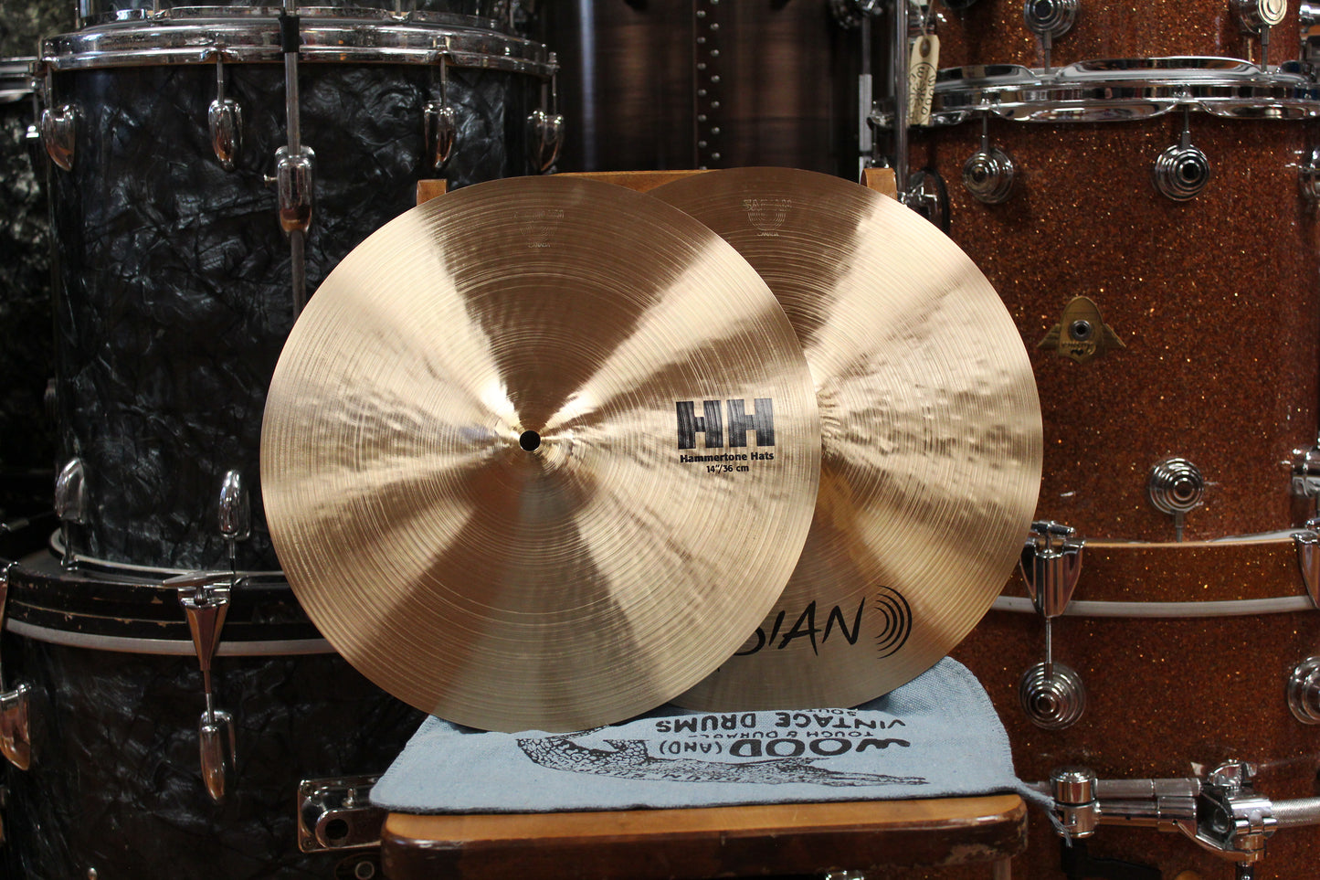 Sabian 14" HH Hammertone Hats 773/1222g