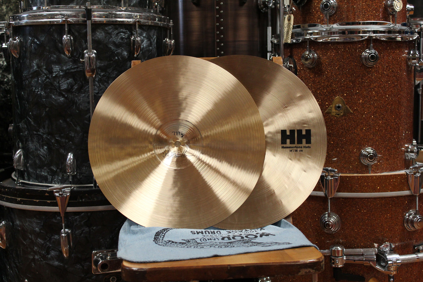 Sabian 14" HH Hammertone Hats 773/1222g