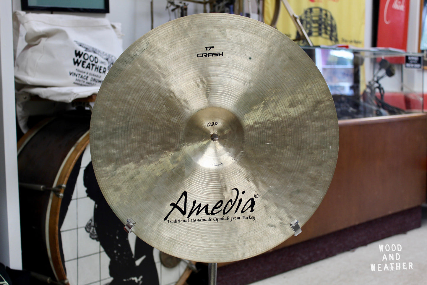 Used Amedia 17" Galata Series Crash Cymbal 1220g