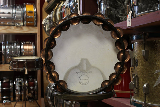 1990s Grover Phosphor Bronze Tambourine – 10.25" Double-Row