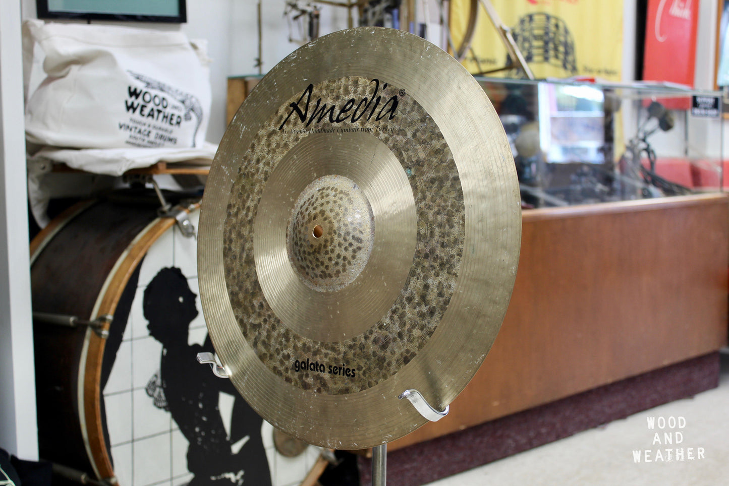 Used Amedia 17" Galata Series Crash Cymbal 1220g