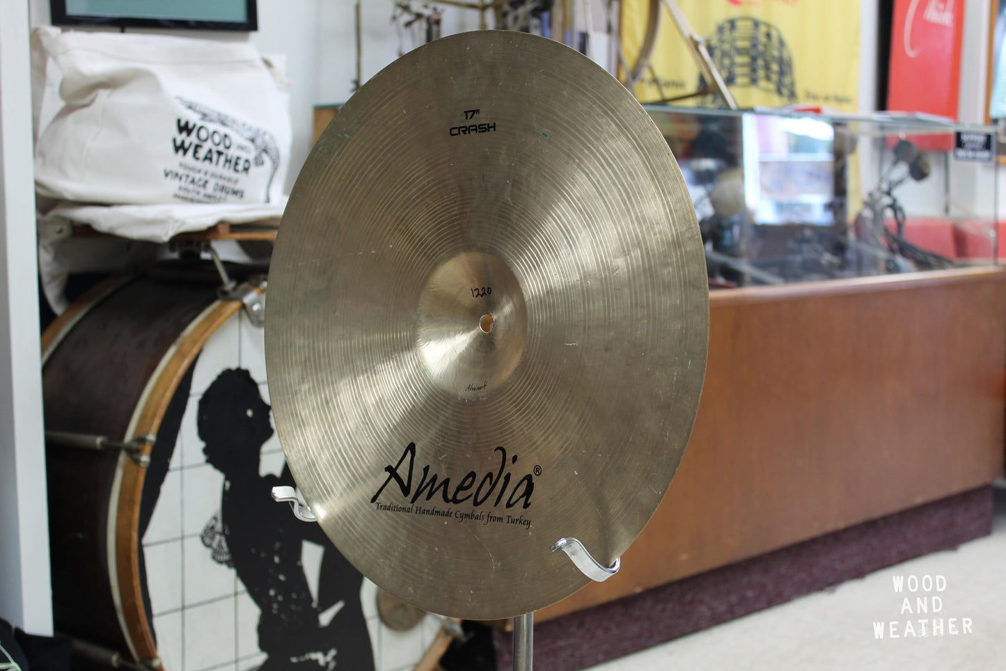 Used Amedia 17" Galata Series Crash Cymbal 1220g