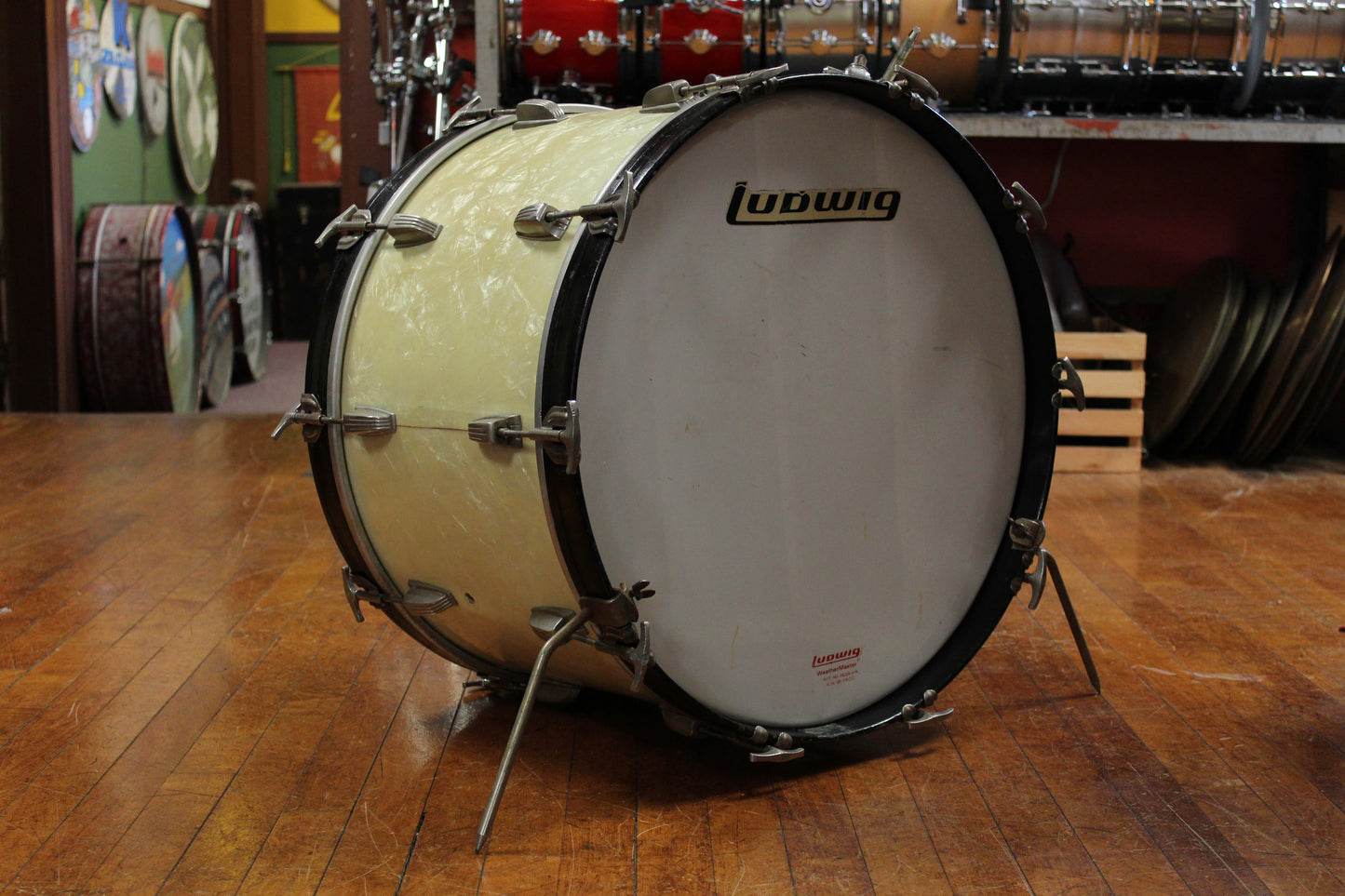 1950s WFL Super Classic Outfit in White Marine Pearl 14x22 9x13 16x16
