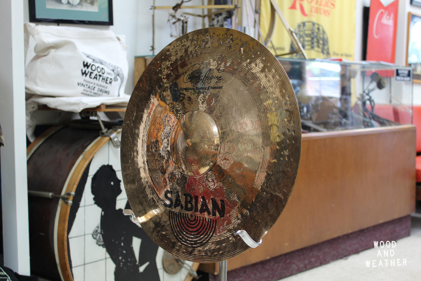 Used Sabian 17" Signature Carmine Appice Chinese Cymbal 1200g