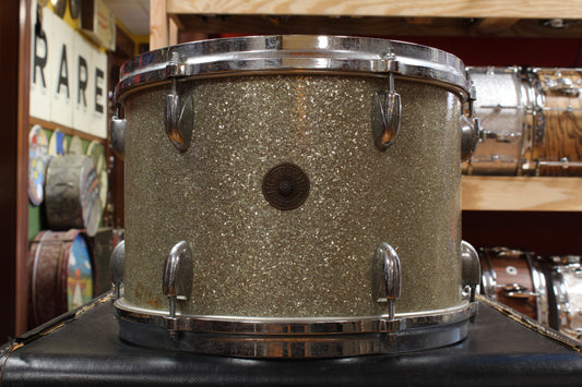 1960s Gretsch 9x13 Tom in Silver Sparkle