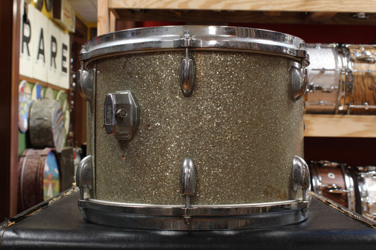 1960s Gretsch 9x13 Tom in Silver Sparkle