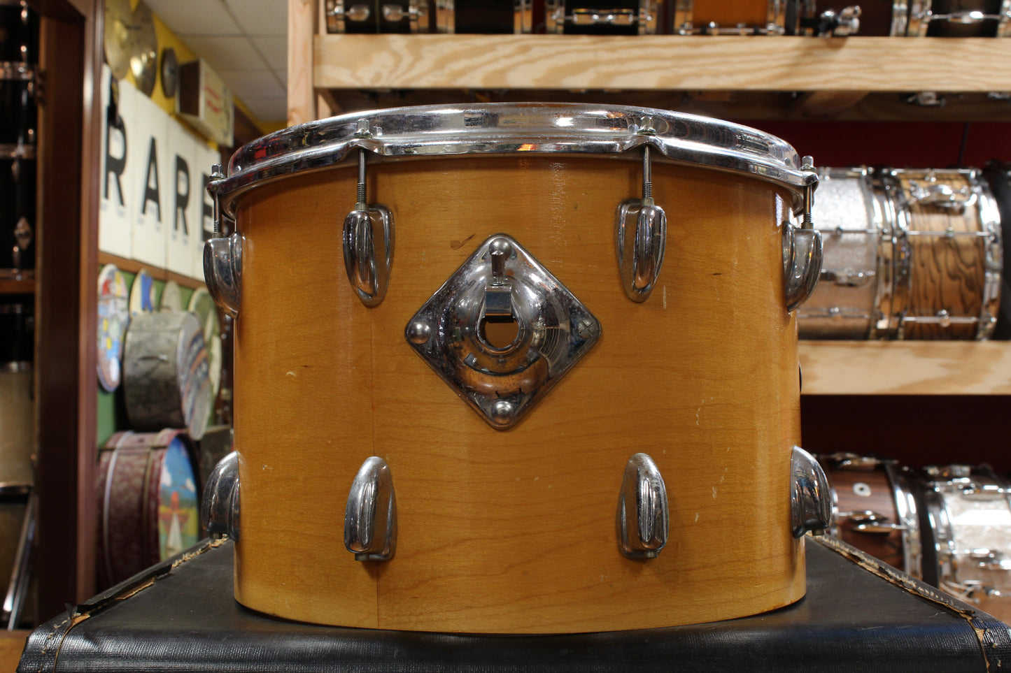 1970s Slingerland 10x14 Tom in Natural Maple