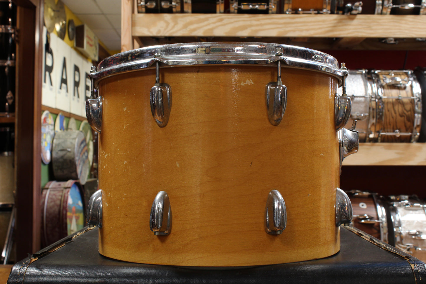 1970s Slingerland 10x14 Tom in Natural Maple