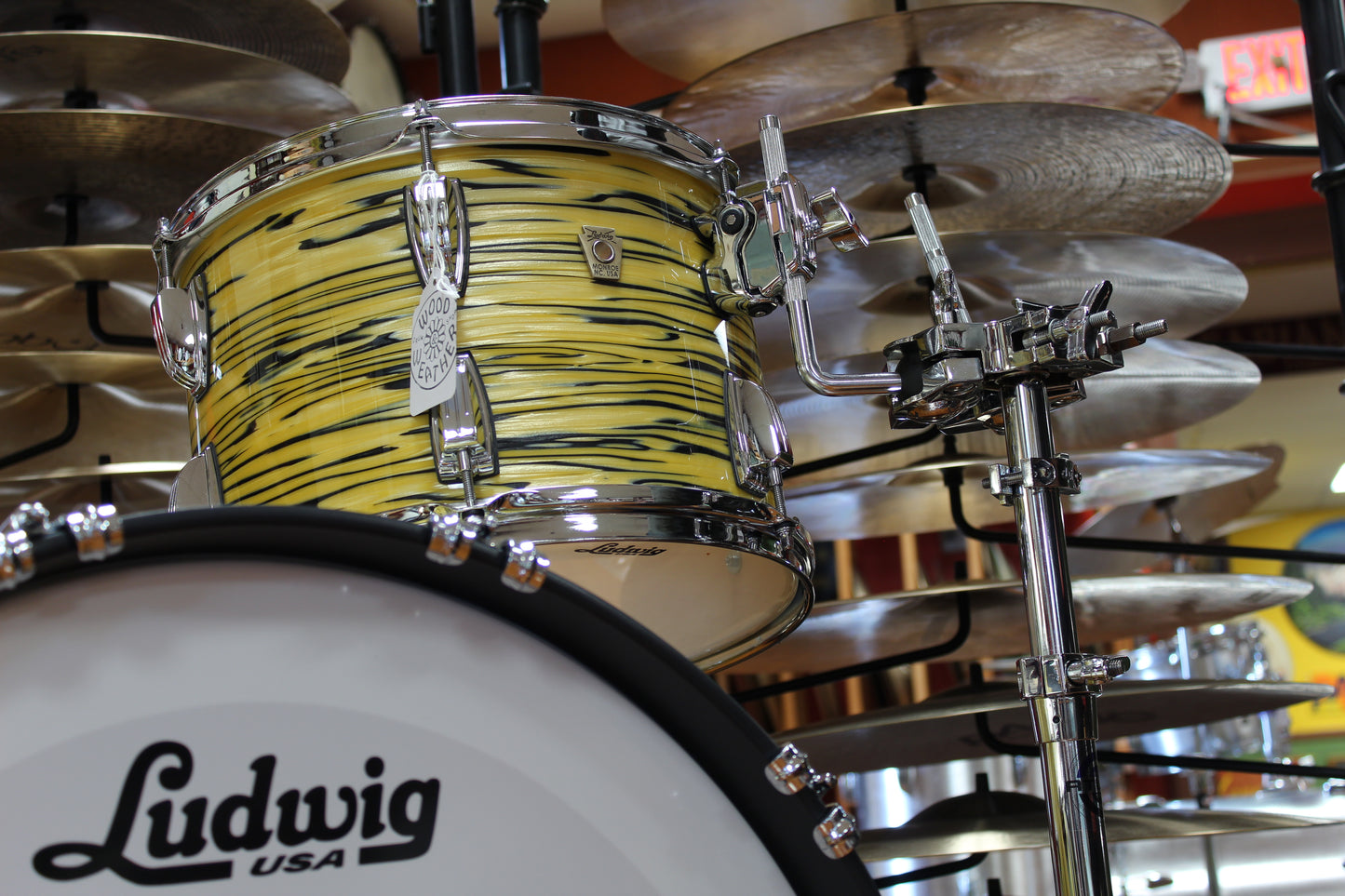 '23 Ludwig Classic Maple in Lemon Oyster 14x22 16x16 9x13