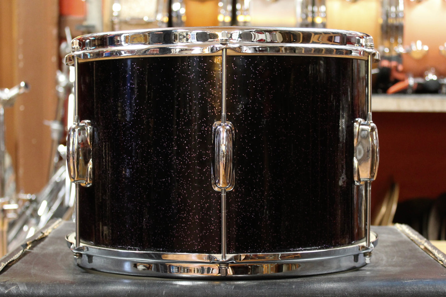 December 1958 Slingerland Outfit in Sparkling Black Pearl 14x22 9x13 16x16