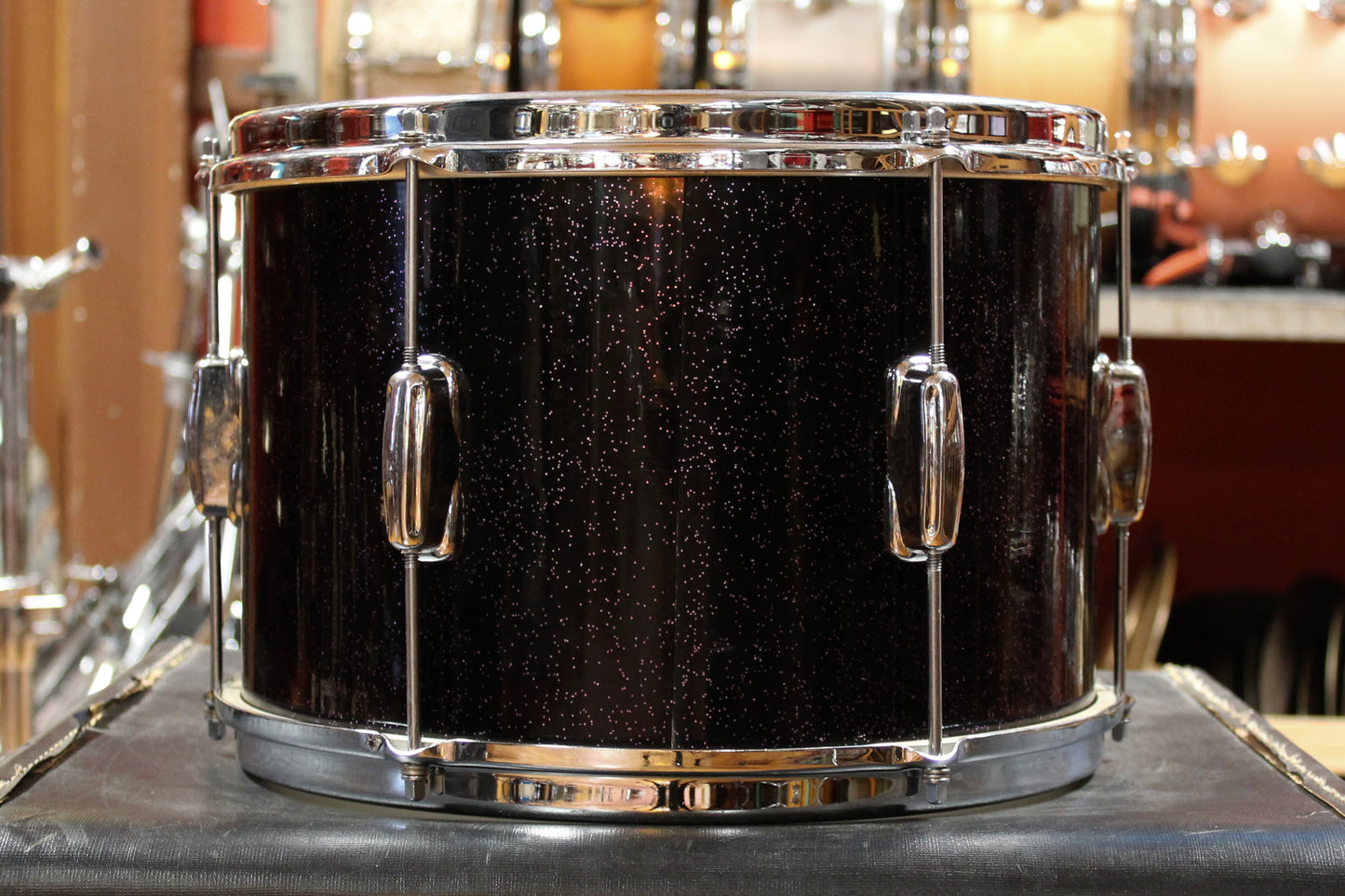 December 1958 Slingerland Outfit in Sparkling Black Pearl 14x22 9x13 16x16