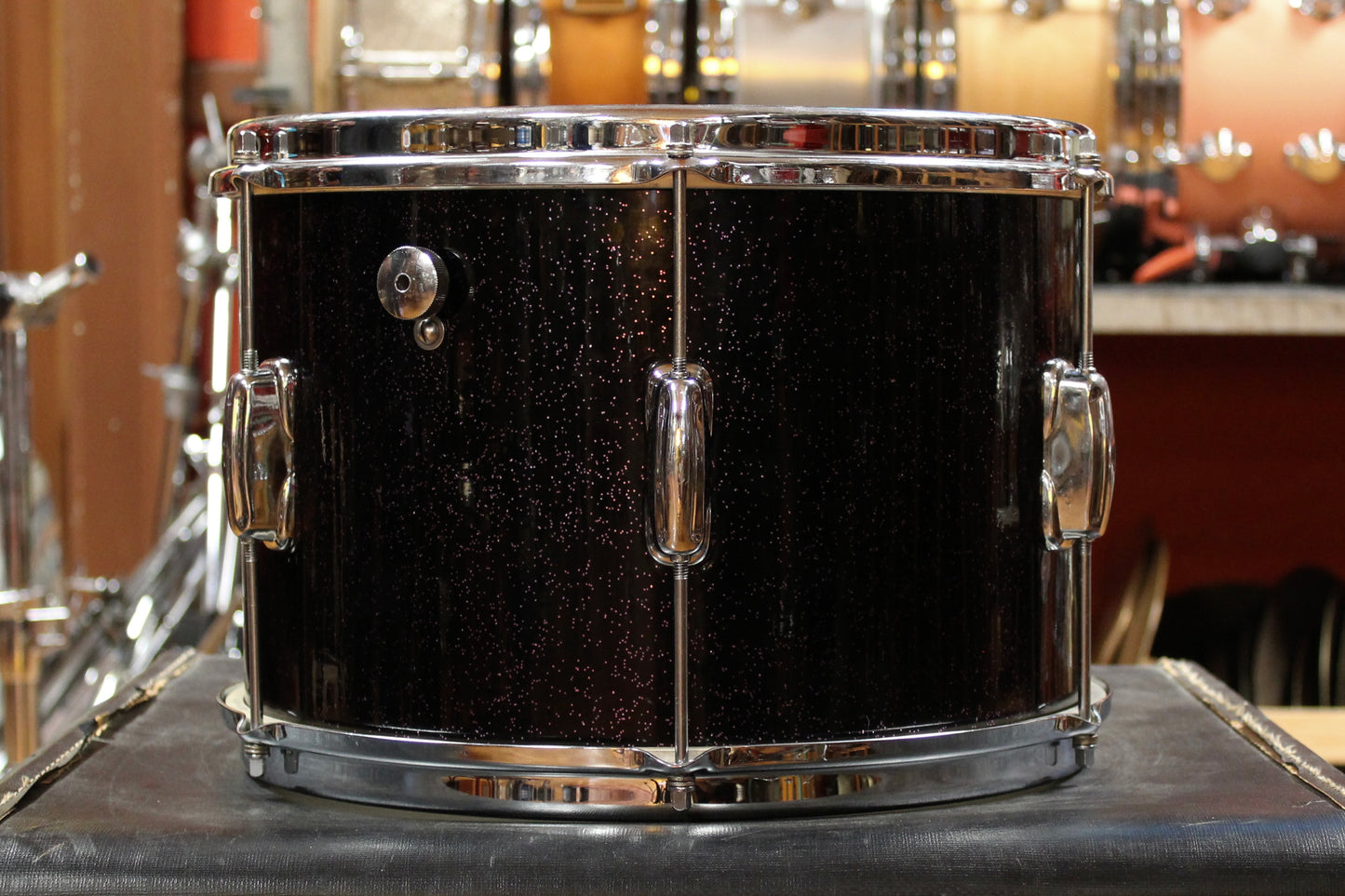 December 1958 Slingerland Outfit in Sparkling Black Pearl 14x22 9x13 16x16