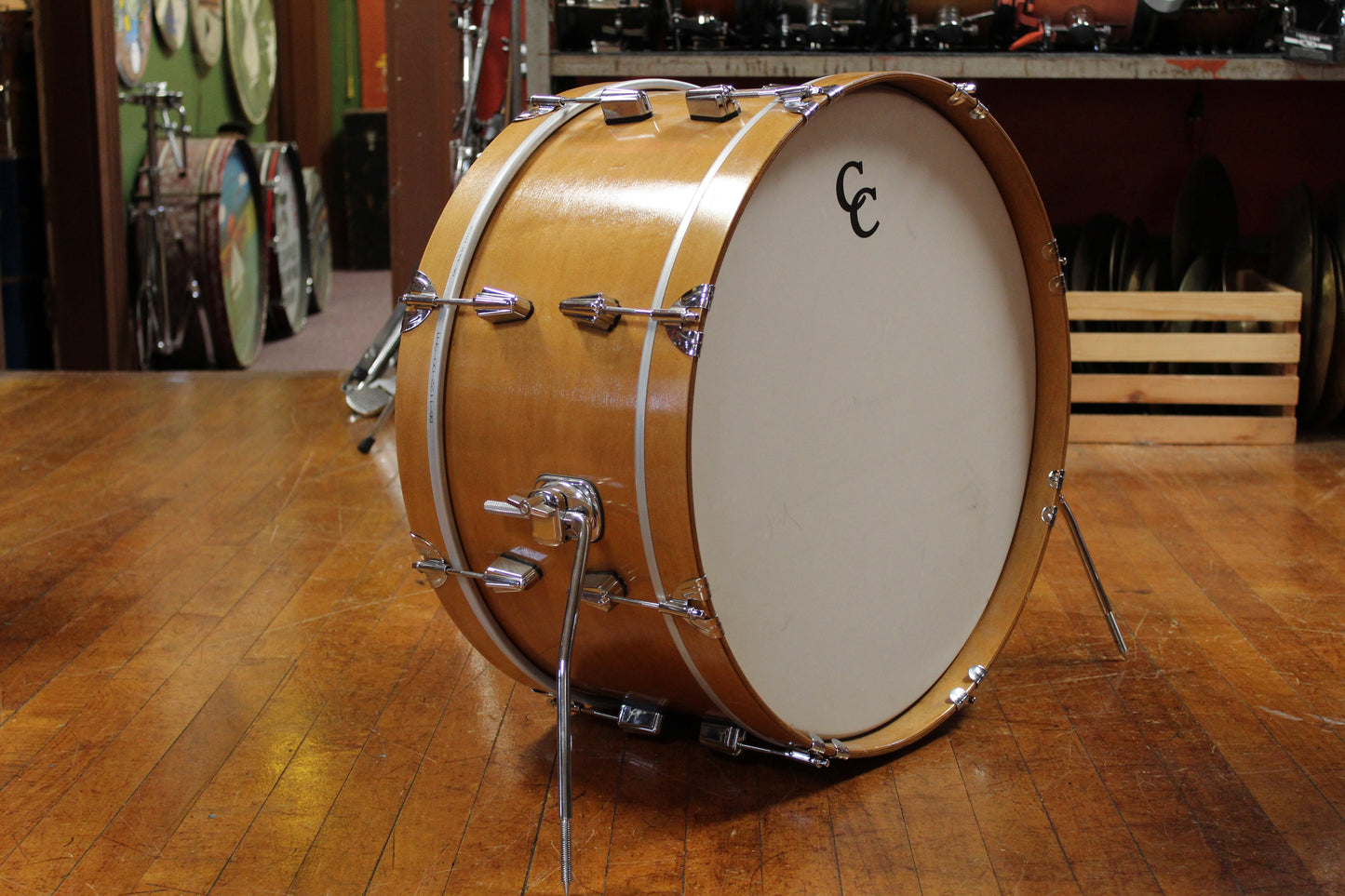 C&C Drum Company Maple 6 and 6 Outfit in Aged Maple 10x22 9x13 16x16