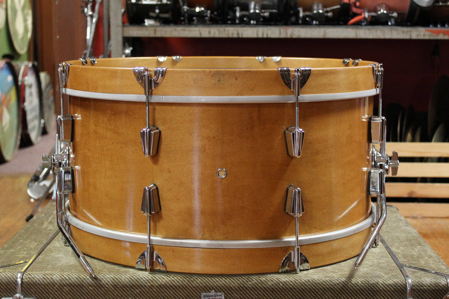 C&C Drum Company Maple 6 and 6 Outfit in Aged Maple 10x22 9x13 16x16