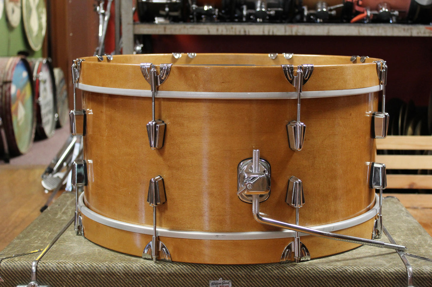 C&C Drum Company Maple 6 and 6 Outfit in Aged Maple 10x22 9x13 16x16