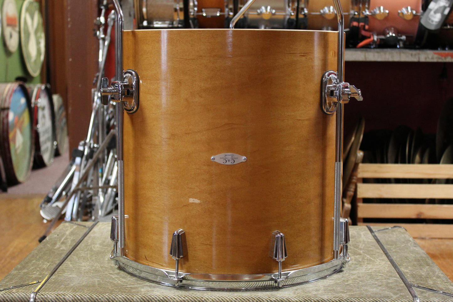 C&C Drum Company Maple 6 and 6 Outfit in Aged Maple 10x22 9x13 16x16