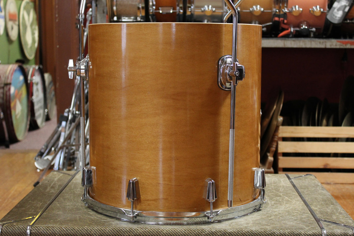 C&C Drum Company Maple 6 and 6 Outfit in Aged Maple 10x22 9x13 16x16