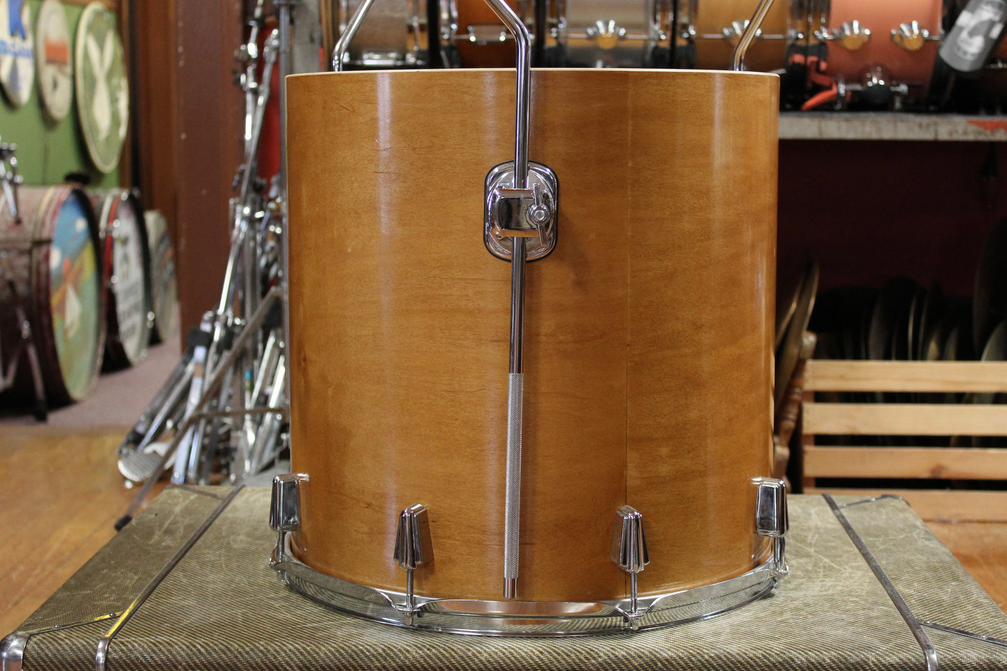 C&C Drum Company Maple 6 and 6 Outfit in Aged Maple 10x22 9x13 16x16