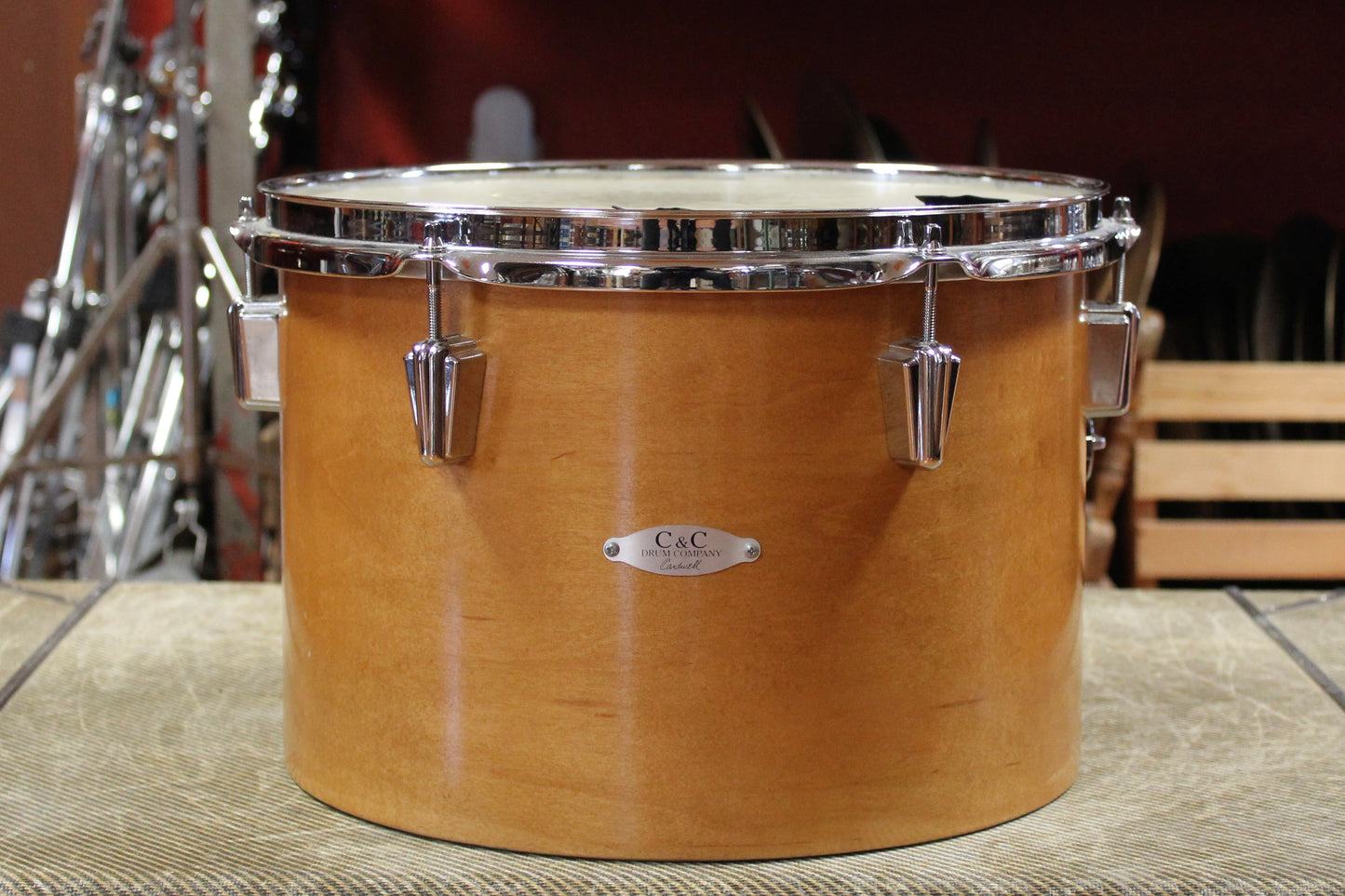 C&C Drum Company Maple 6 and 6 Outfit in Aged Maple 10x22 9x13 16x16