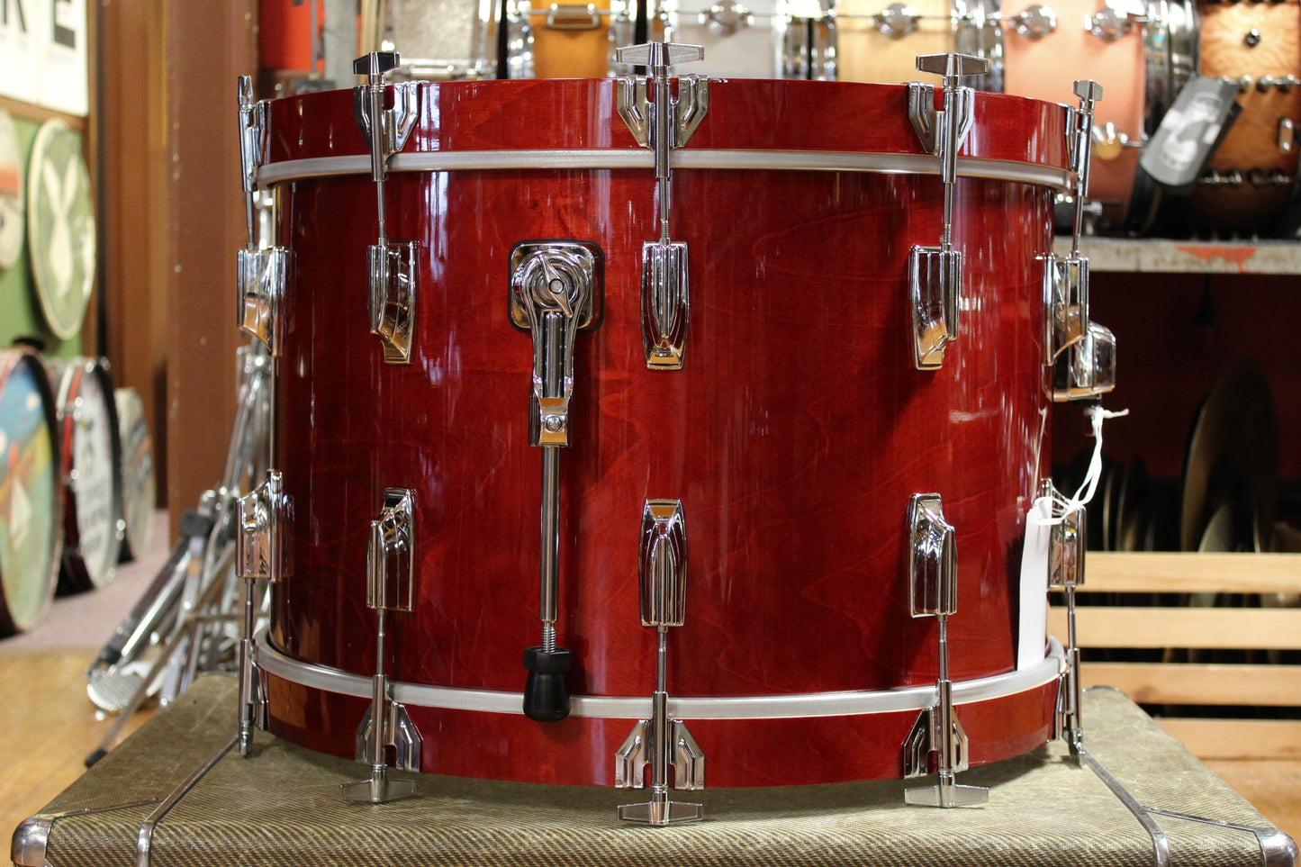 Tama 50th Anniversary Limited Edition Superstar Reissue 14x22 Bass Drum - Cherry Wine