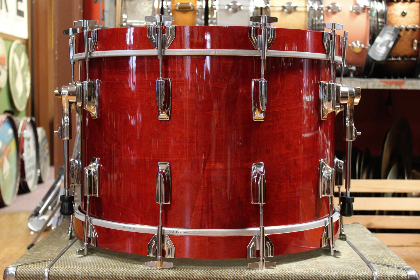 Tama 50th Anniversary Limited Edition Superstar Reissue 14x22 Bass Drum - Cherry Wine