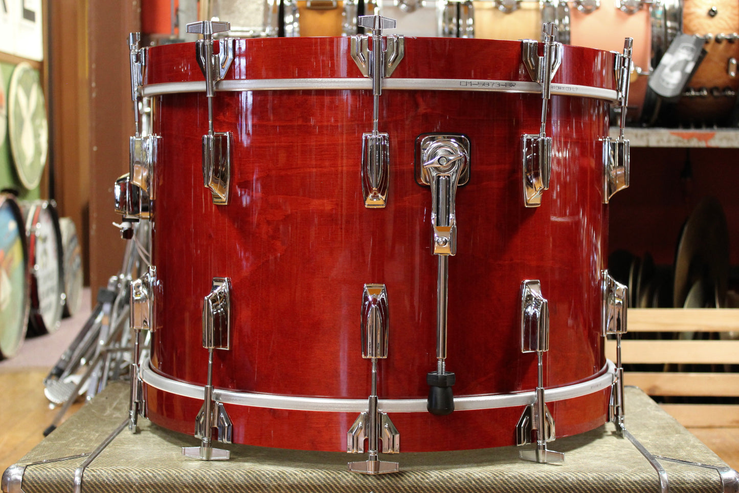 Tama 50th Anniversary Limited Edition Superstar Reissue 14x22 Bass Drum - Cherry Wine