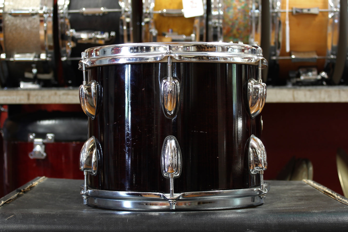 1990's Slingerland Artist Custom in Mahogany 14x20 14x14 5.5x14 8x12 8x10