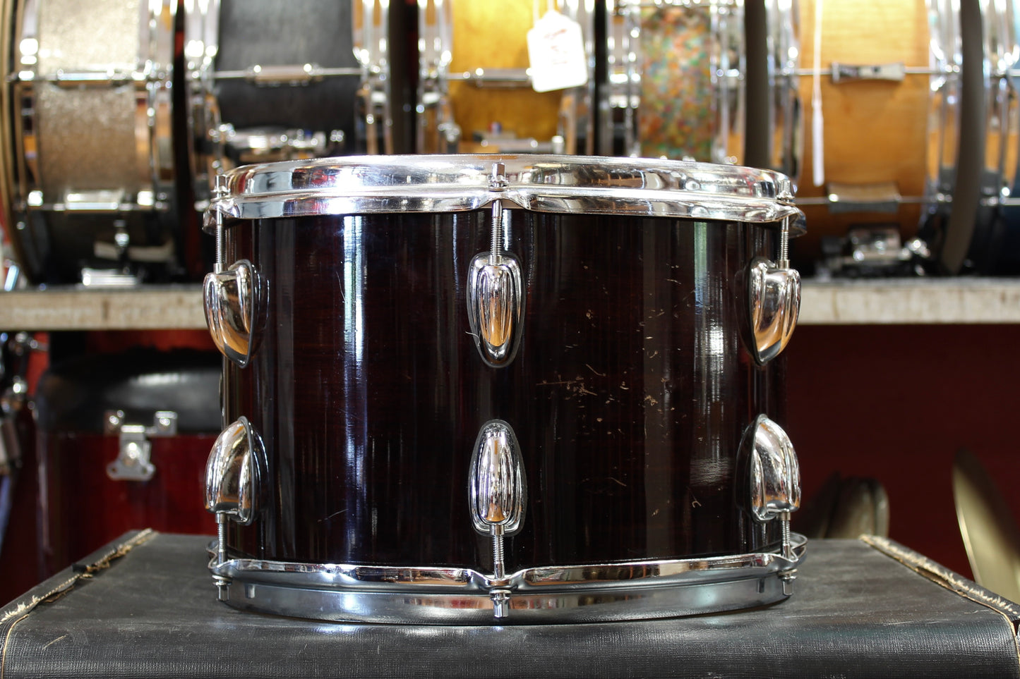 1990's Slingerland Artist Custom in Mahogany 14x20 14x14 5.5x14 8x12 8x10