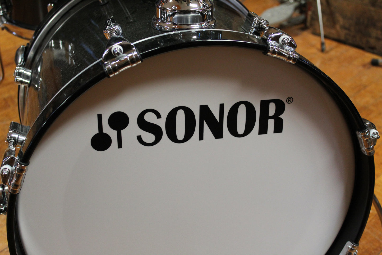 Sonor AQ2 Maple Bop Outfit in Transparent Black 14x18 8x12 14x14 5x14