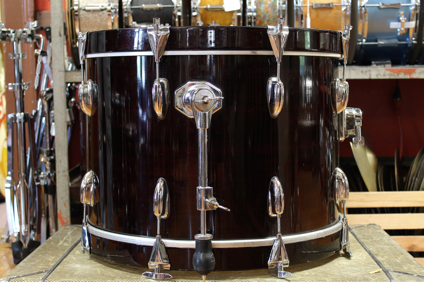 1990's Slingerland Artist Custom in Mahogany 14x20 14x14 5.5x14 8x12 8x10