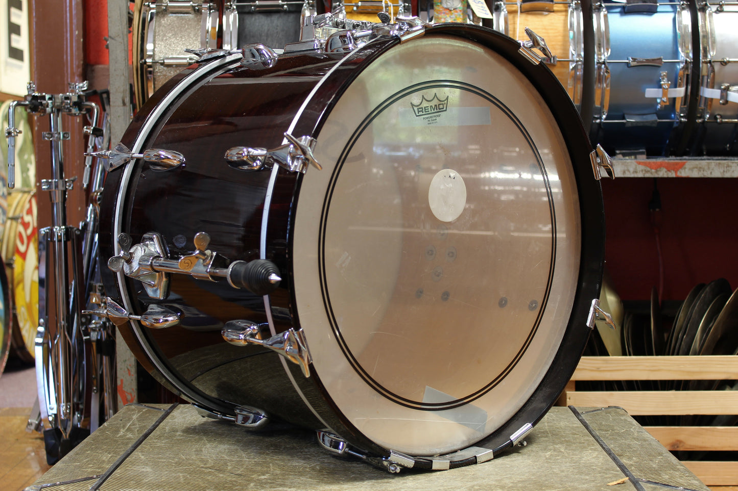 1990's Slingerland Artist Custom in Mahogany 14x20 14x14 5.5x14 8x12 8x10