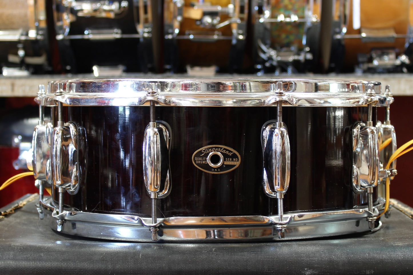 1990's Slingerland Artist Custom in Mahogany 14x20 14x14 5.5x14 8x12 8x10