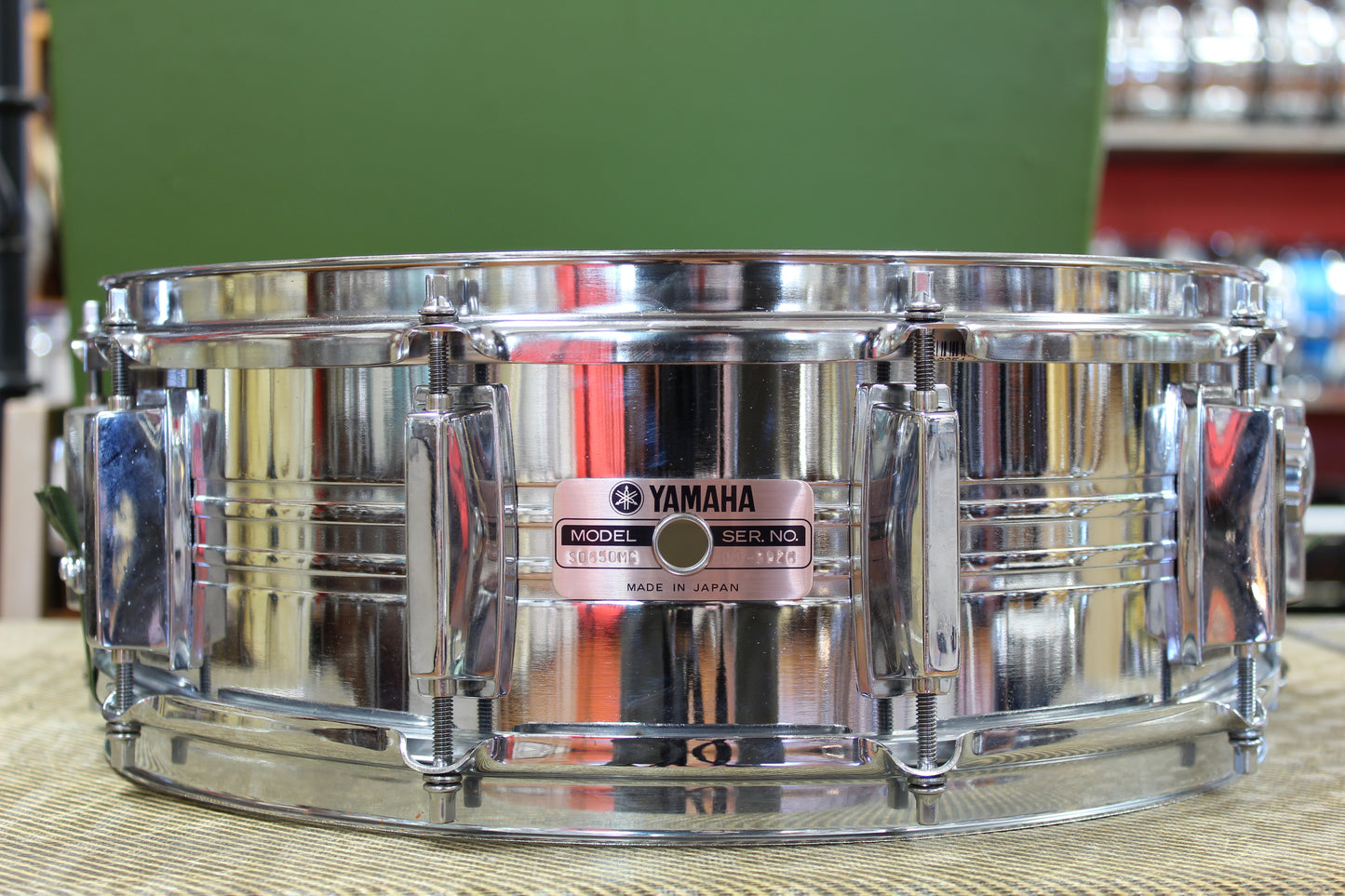 1970s Yamaha SD650MG Snare Drum 5.5"x14" Chrome over Steel