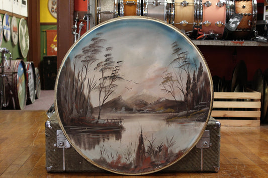 1954 26.5-27 Inch Hand Painted Drum Head
