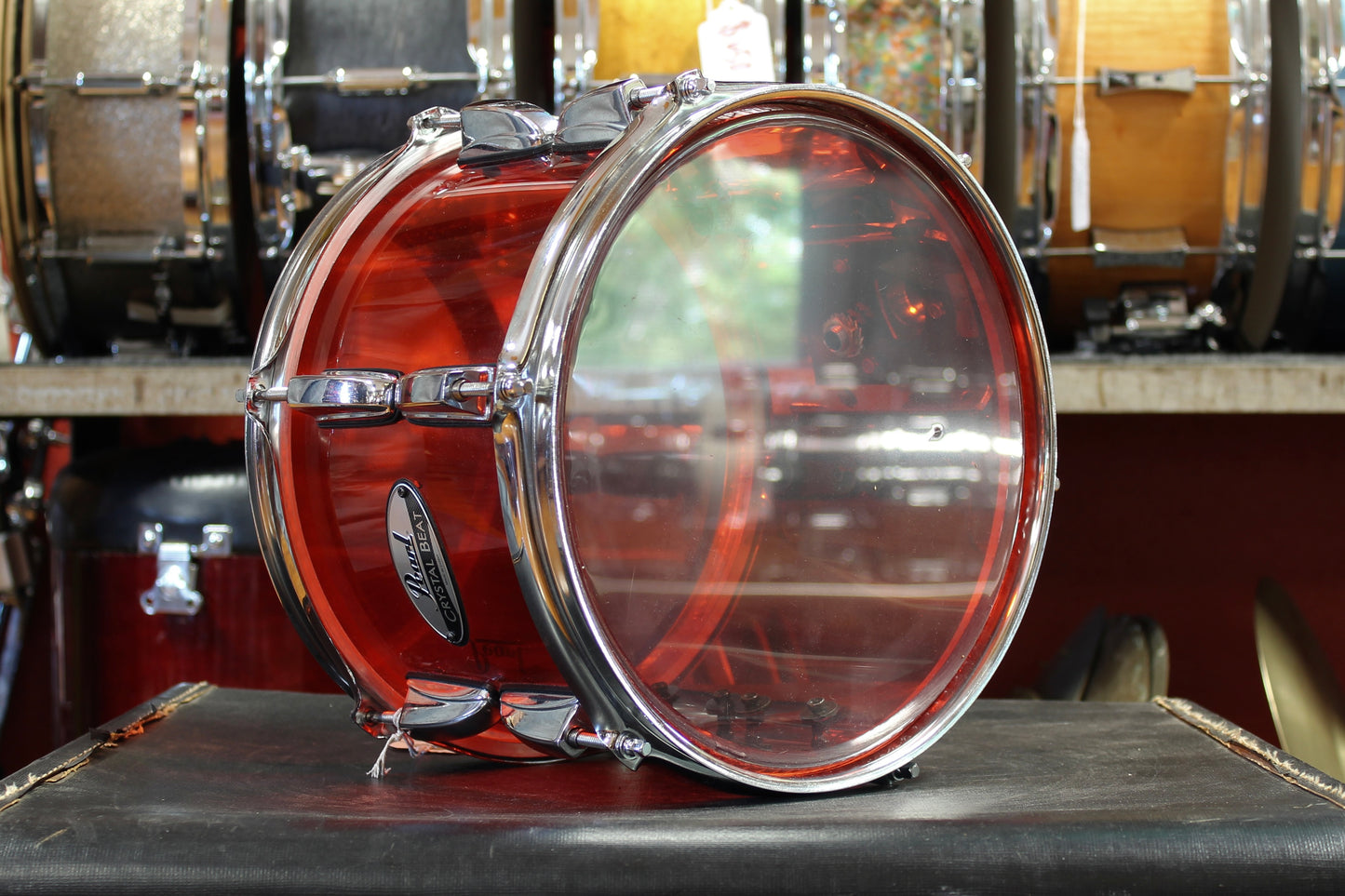 Pearl Crystal Beat 7"x10" Tom in Ruby Red