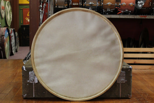 1950s 25-26 Inch Hand Painted Drum Head