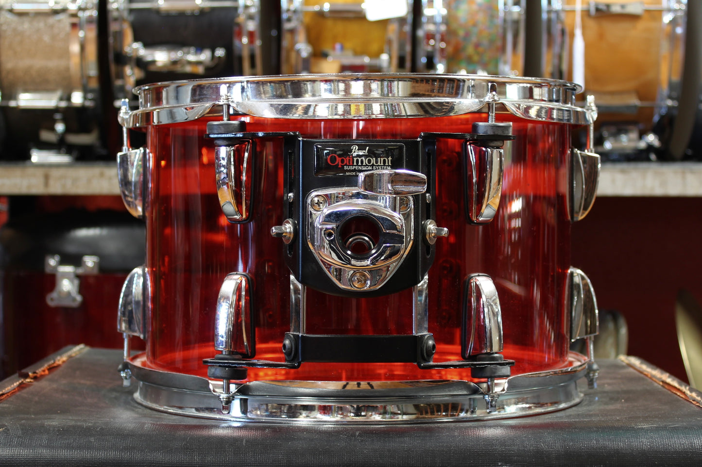 Pearl Crystal Beat 8"x12" Tom in Ruby Red